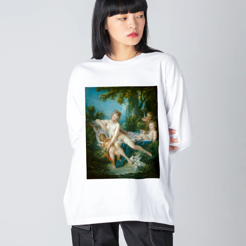 世界美術商店のヴィーナスの水浴 / The Bath of Venus ビッグシルエットロングスリーブTシャツ