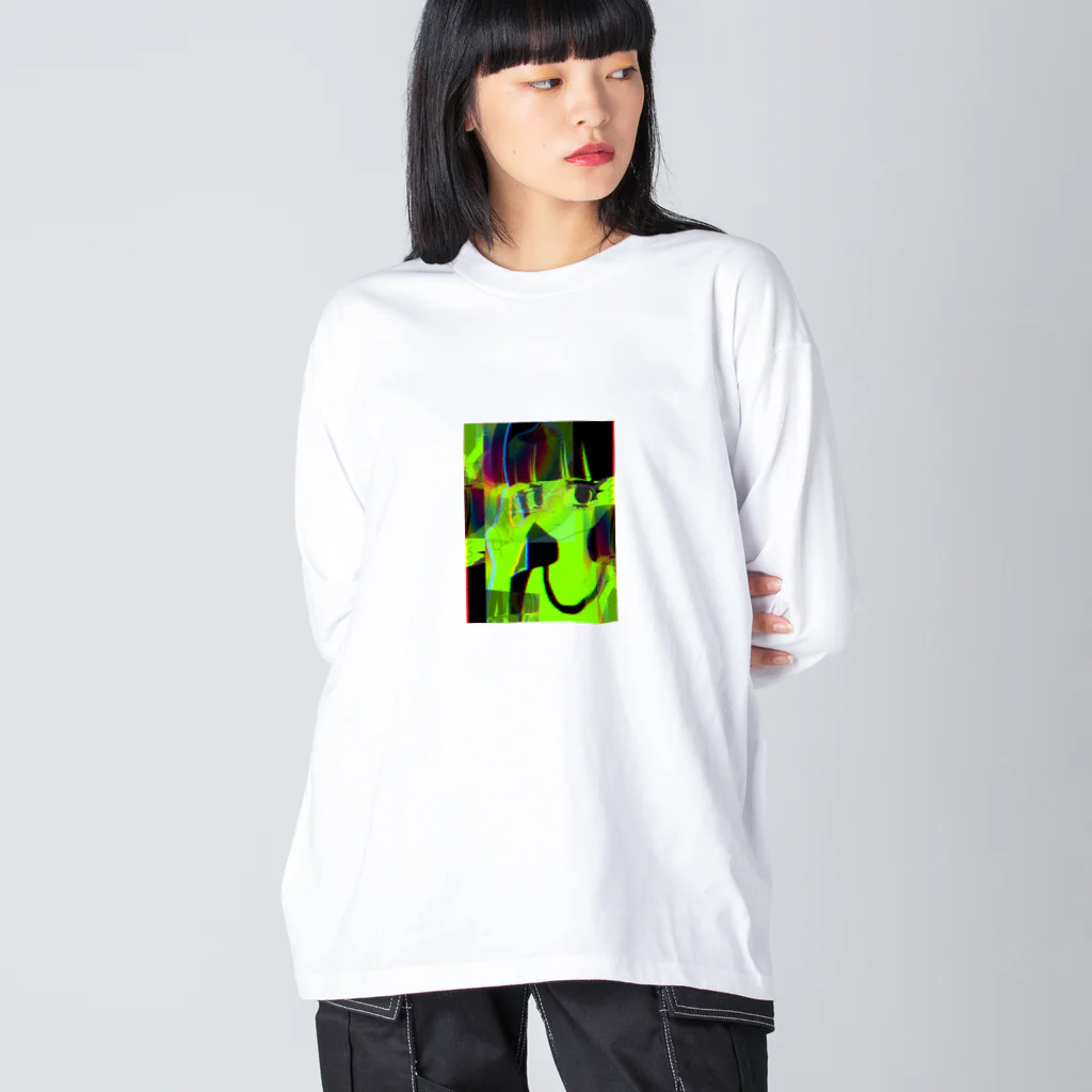 わーいのラグランメガネ Big Long Sleeve T-Shirt