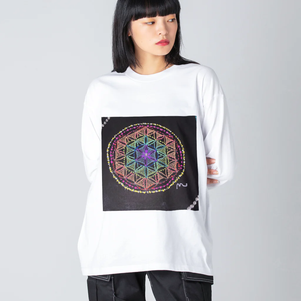 まいかる🔮 何かをチャレンジするときの開運アドバイザーのチャクラの活性化 Big Long Sleeve T-Shirt