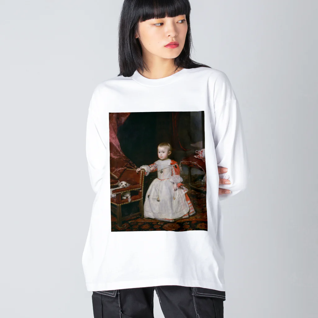 世界美術商店の皇太子フェリペ・プロスぺロの肖像 / Portrait of Prince Philip Prospero ビッグシルエットロングスリーブTシャツ