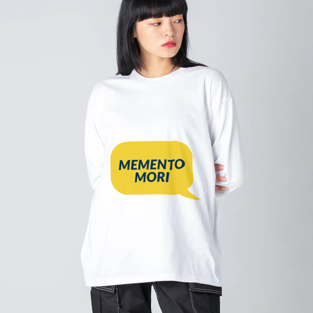 MEMENTO MORIのMEMENTO MORI 吹き出しTシャツ Big Long Sleeve T-Shirt