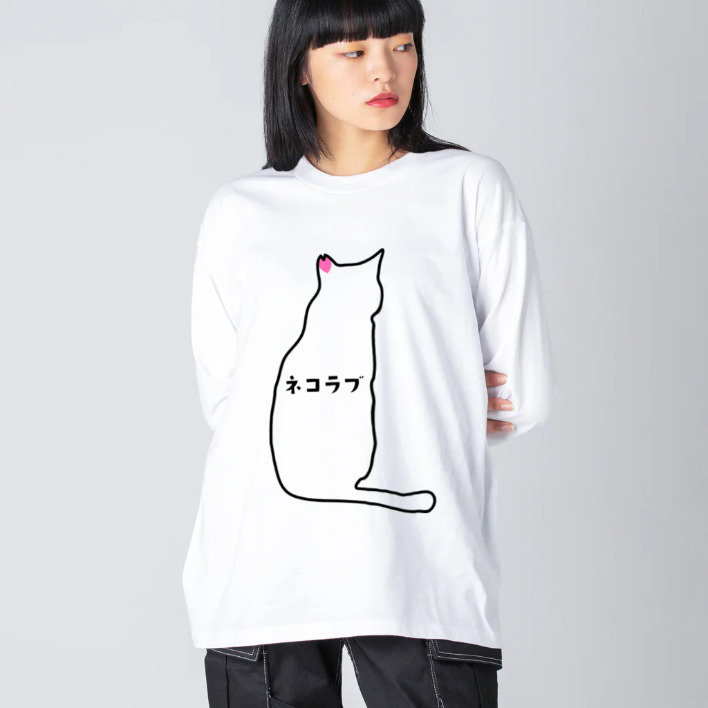 YEVISUのネコラブ Big Long Sleeve T-Shirt