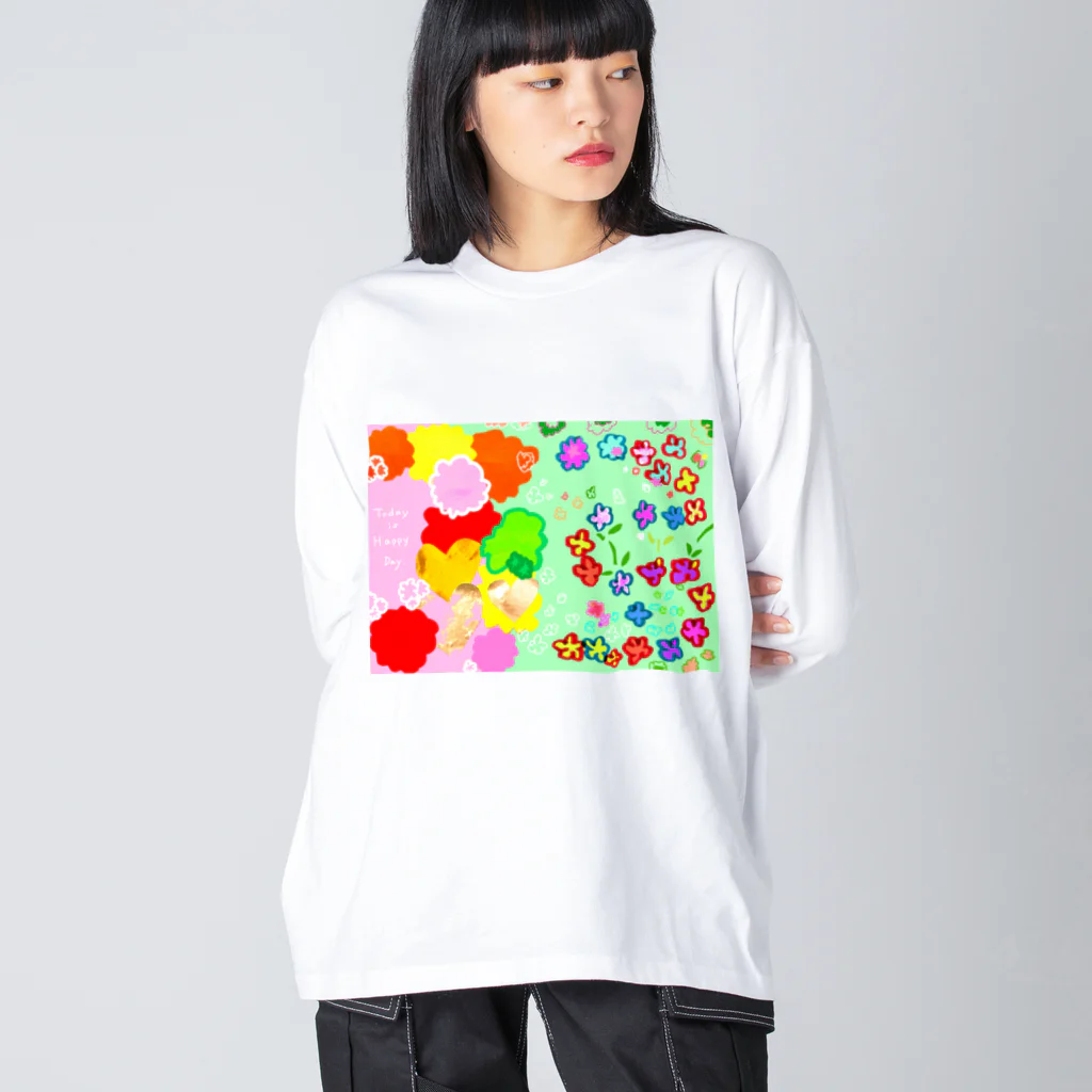 もののけCo.の今日は良い日 Big Long Sleeve T-Shirt