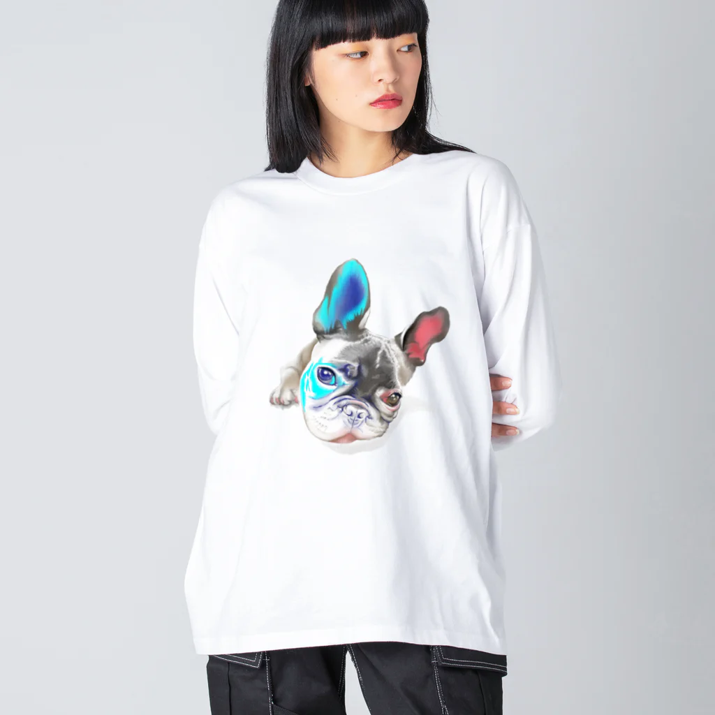 フレンチブルドッグのミリオンのフレンチブルドッグのミリオン Big Long Sleeve T-Shirt