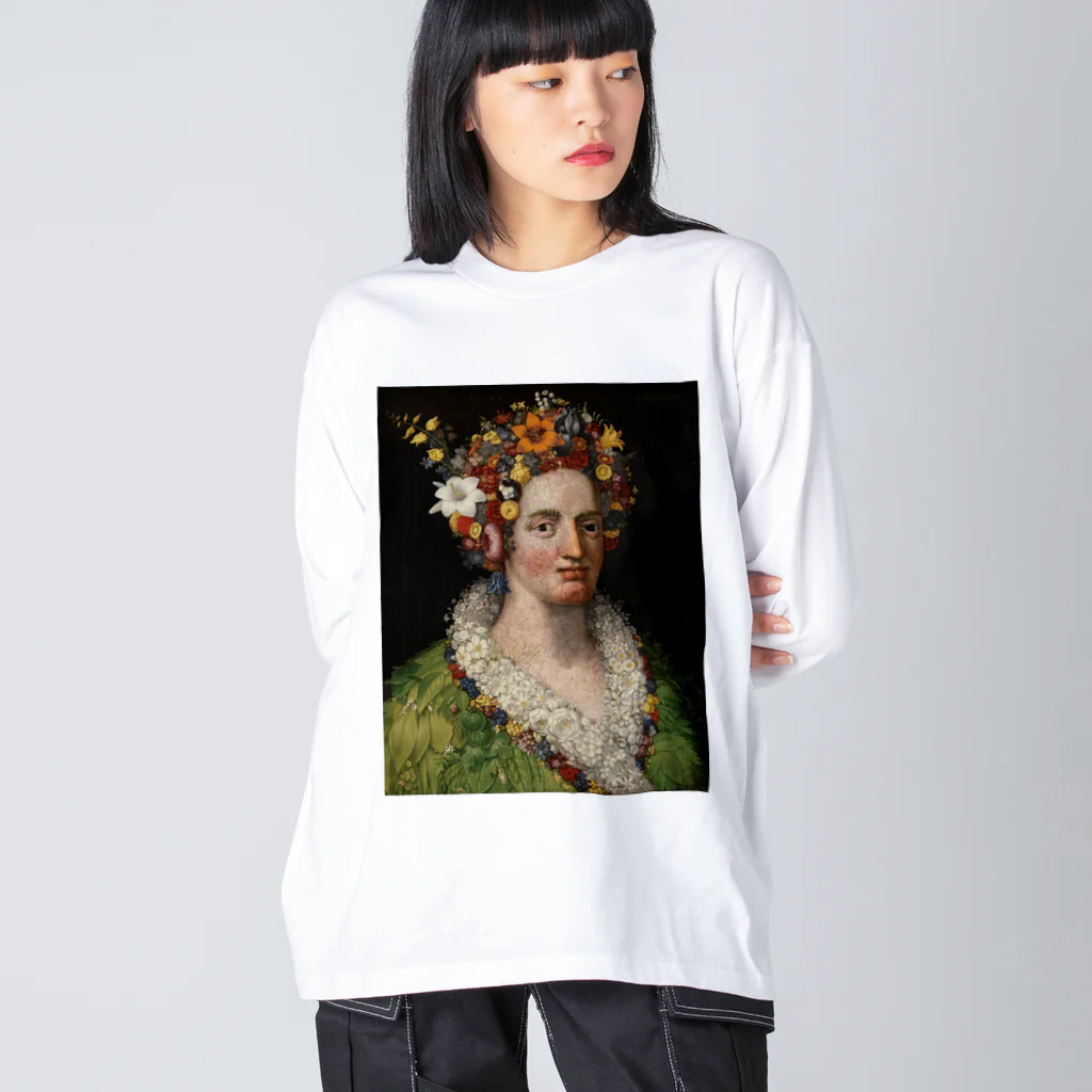 世界美術商店のフローラ / Flora Big Long Sleeve T-Shirt