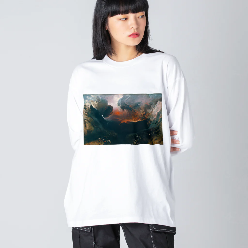 世界美術商店の神の大いなる怒りの日 / The Great Day of His Wrath Big Long Sleeve T-Shirt