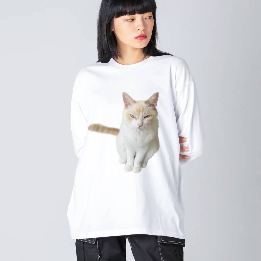 SUGARのangry cat Big Long Sleeve T-Shirt