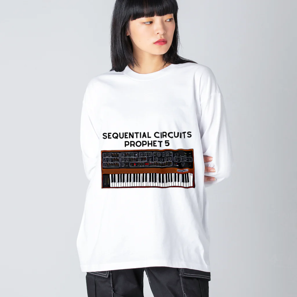 Vintage Synthesizers | aaaaakiiiiiのSequential Circuits Prophet 5 Vintage Synthesizer ビッグシルエットロングスリーブTシャツ