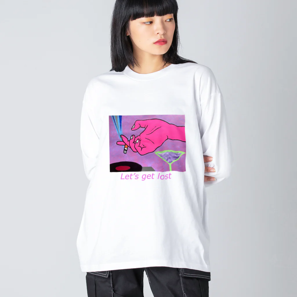 ASAP CASHのLet’s get lost ビッグシルエットロングスリーブTシャツ