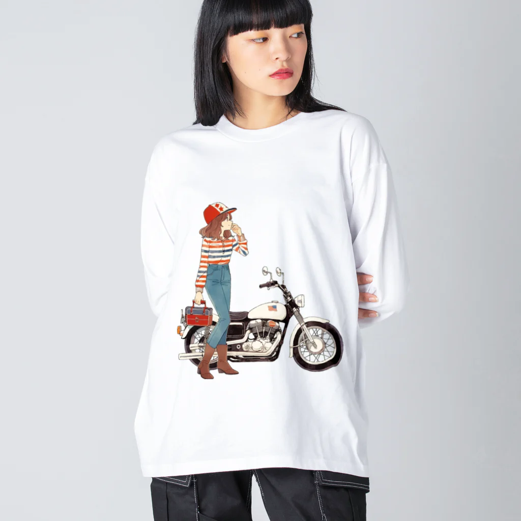 桜音ことこ企画のお気に入りのバイク Big Long Sleeve T-Shirt