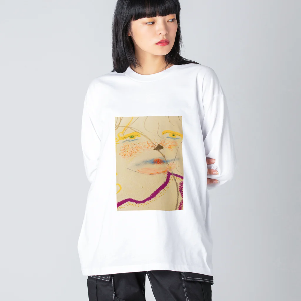 べいびーもんすたーのけものくん ビッグシルエットロングスリーブTシャツ