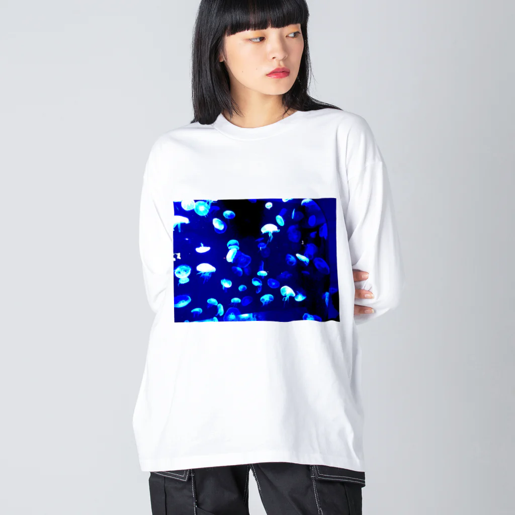 クソ雑魚陰キャパパの海月 Big Long Sleeve T-Shirt