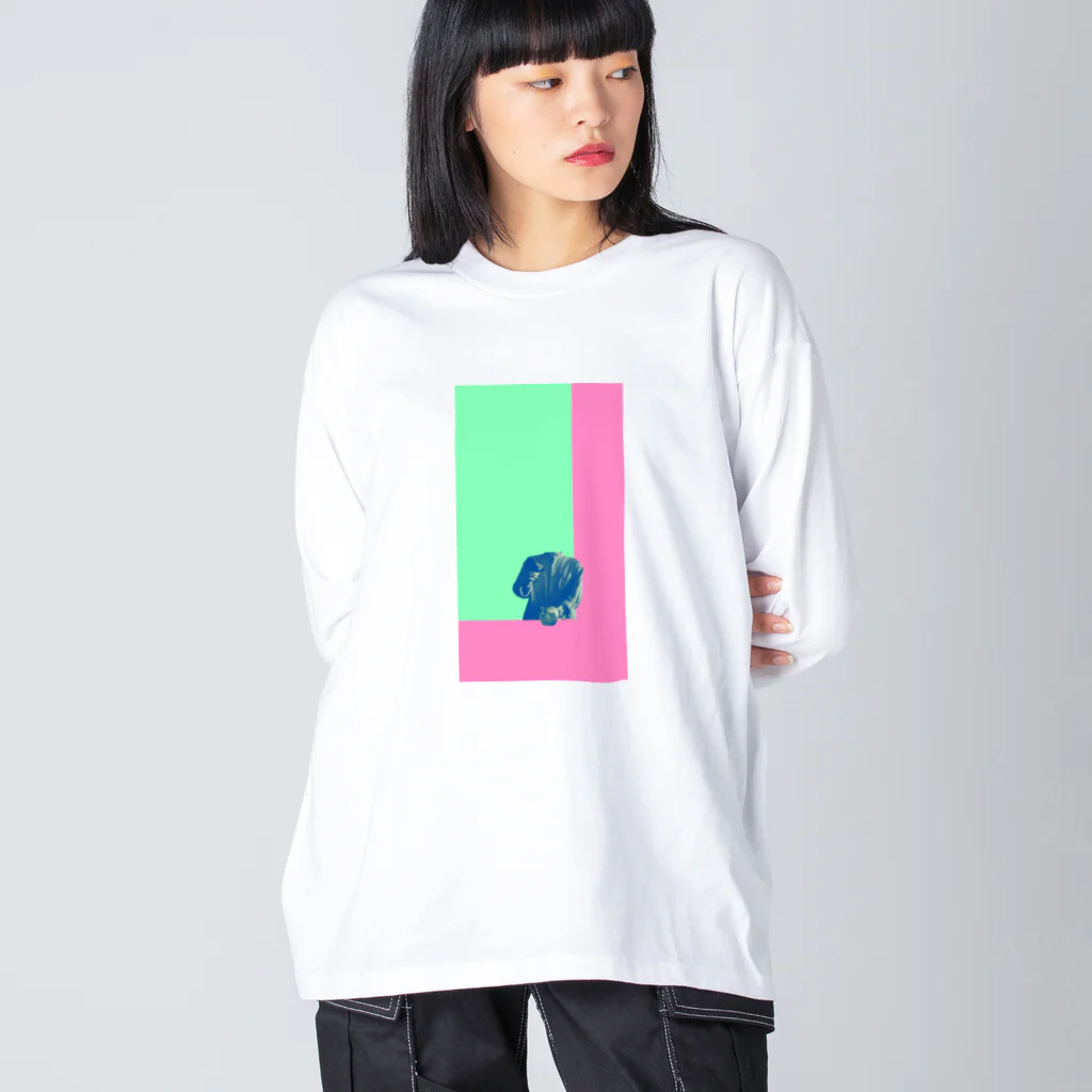 こむさんの緑茶lover Big Long Sleeve T-Shirt