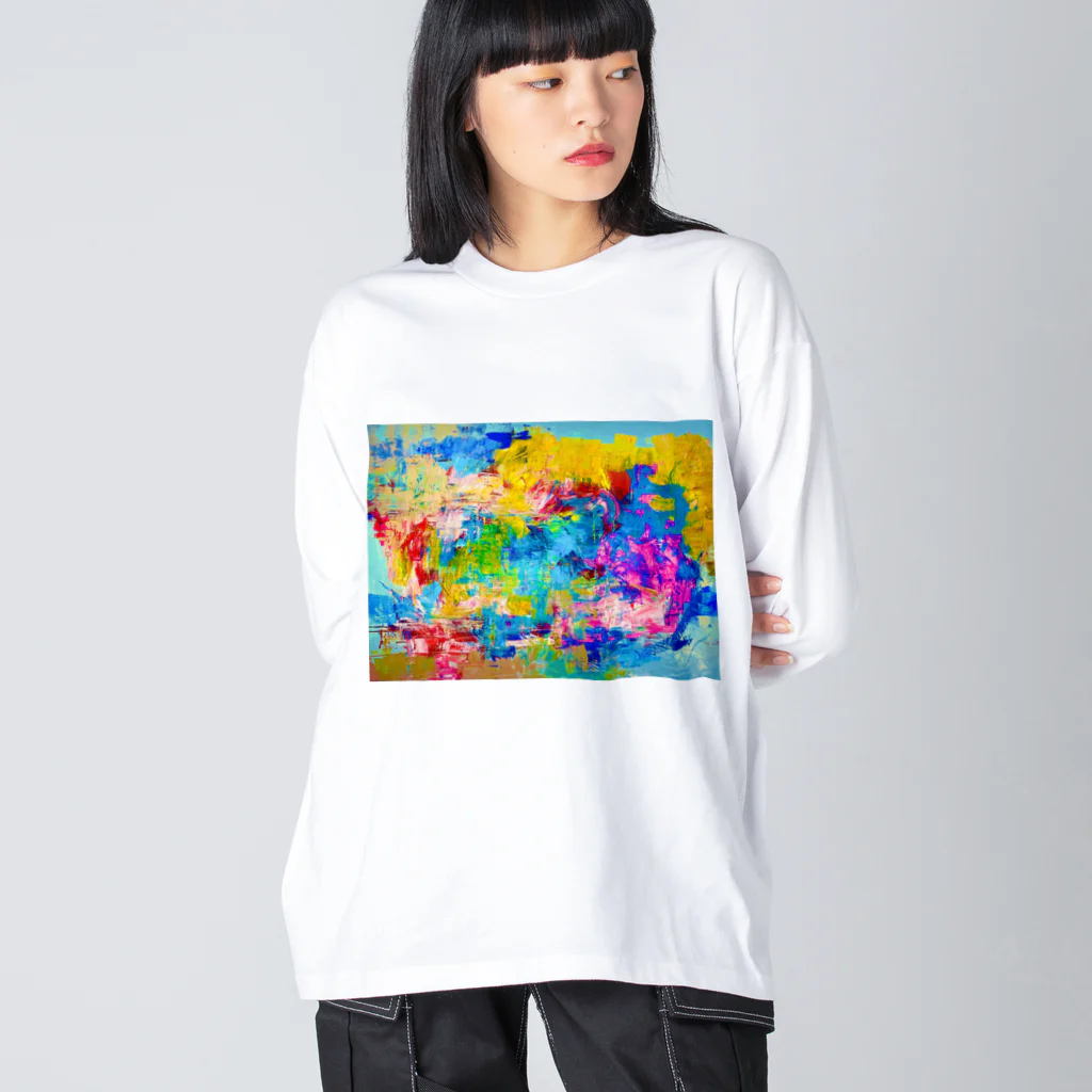 turbo-abの剥離 Big Long Sleeve T-Shirt