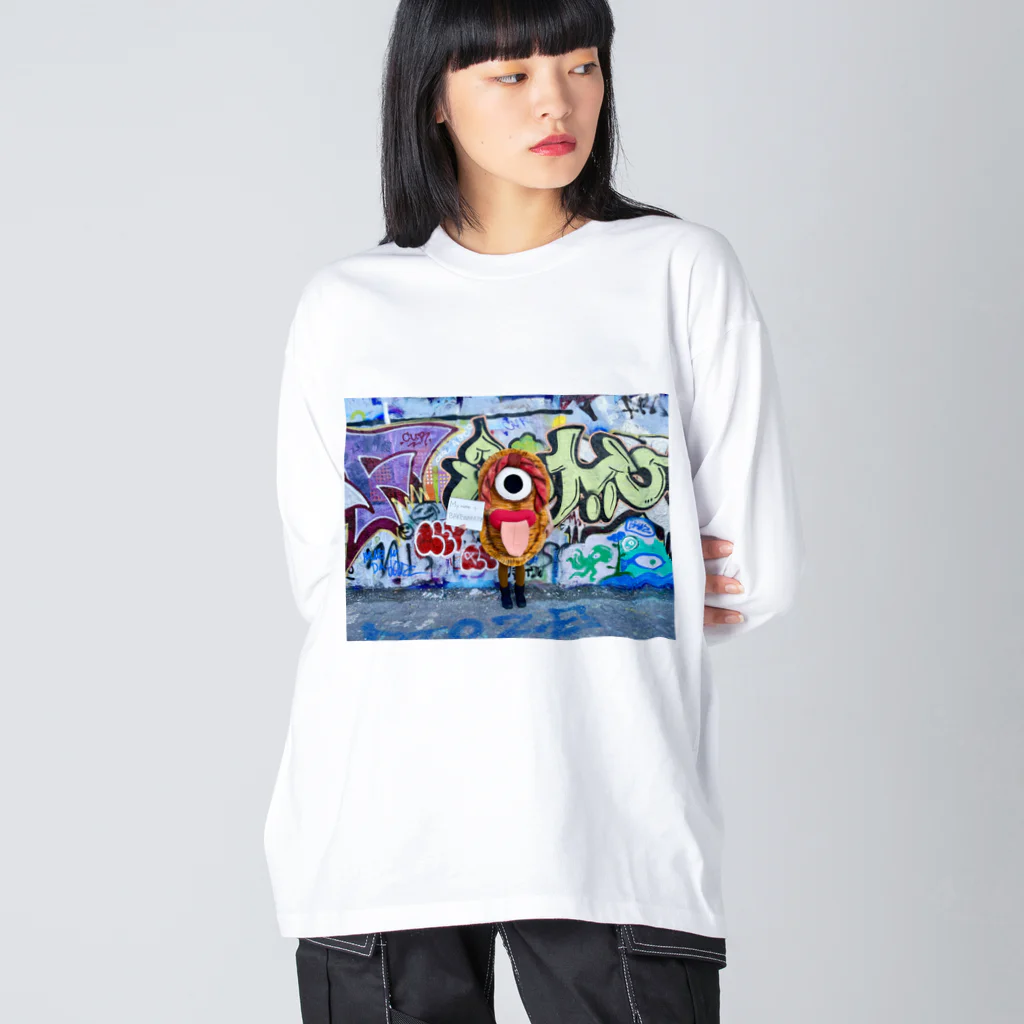 化けわらじ工房のベルリンのらくがきわらじ Big Long Sleeve T-Shirt