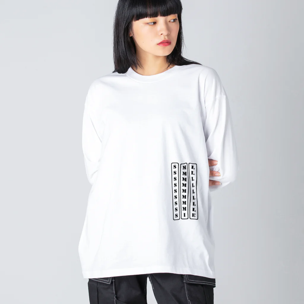 AROMAN SHOPのSize SMILE Big Long Sleeve T-Shirt