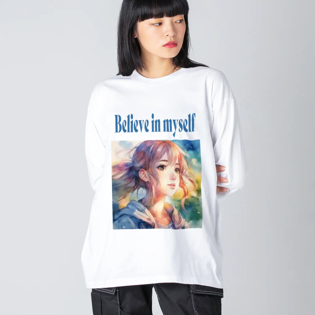 JUNのBelieve in yourself ビッグシルエットロングスリーブTシャツ