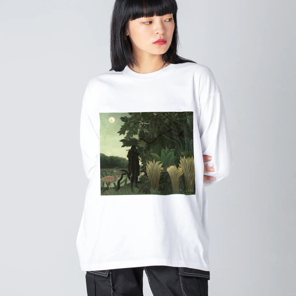 世界美術商店の蛇使いの女 / The Snake Charmer Big Long Sleeve T-Shirt