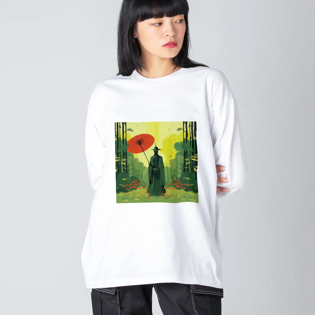 Carpe Diemのグリーンサムライ2 Big Long Sleeve T-Shirt