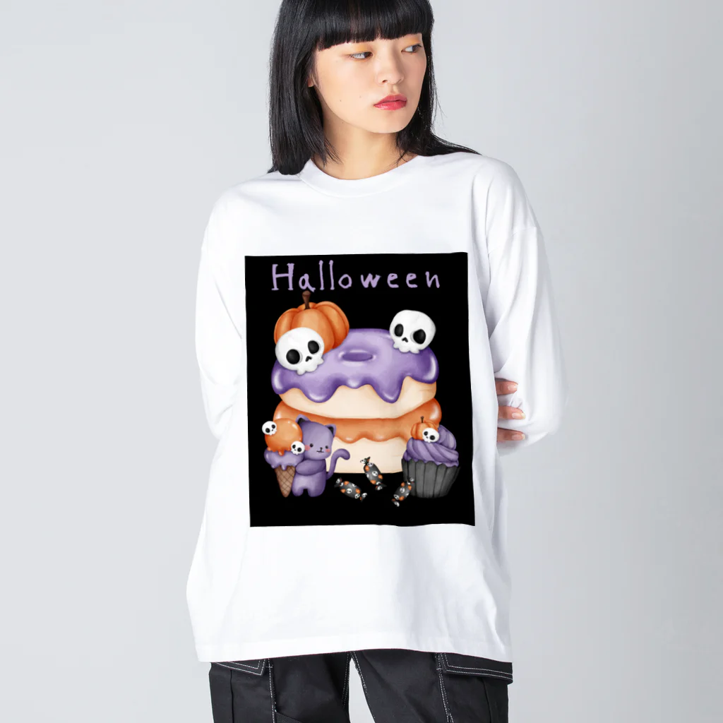 せきまるのハロウィンスイーツ Big Long Sleeve T-Shirt