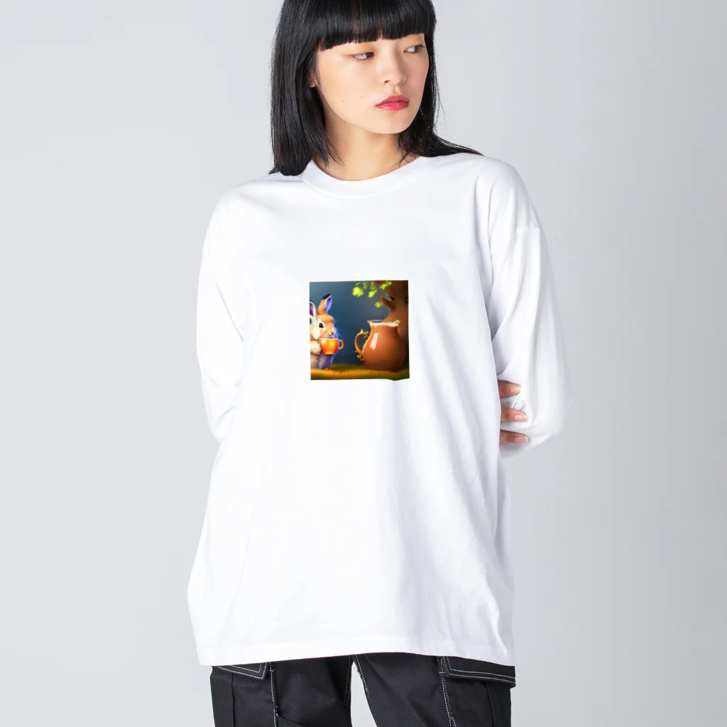 激カワポテぐっずのべぃ〜びーポテト君 Big Long Sleeve T-Shirt