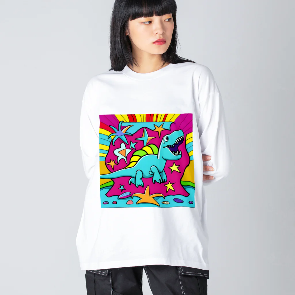 Cosmic Canvas Craft　C_C_Cのセビレエビレ Big Long Sleeve T-Shirt