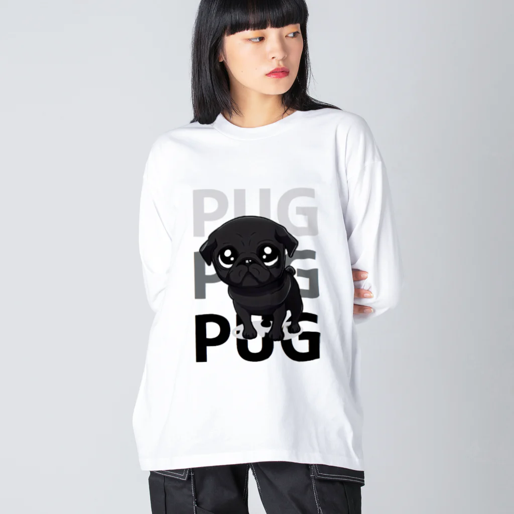 furebuhi　clubのグラフィックPUG！ Big Long Sleeve T-Shirt