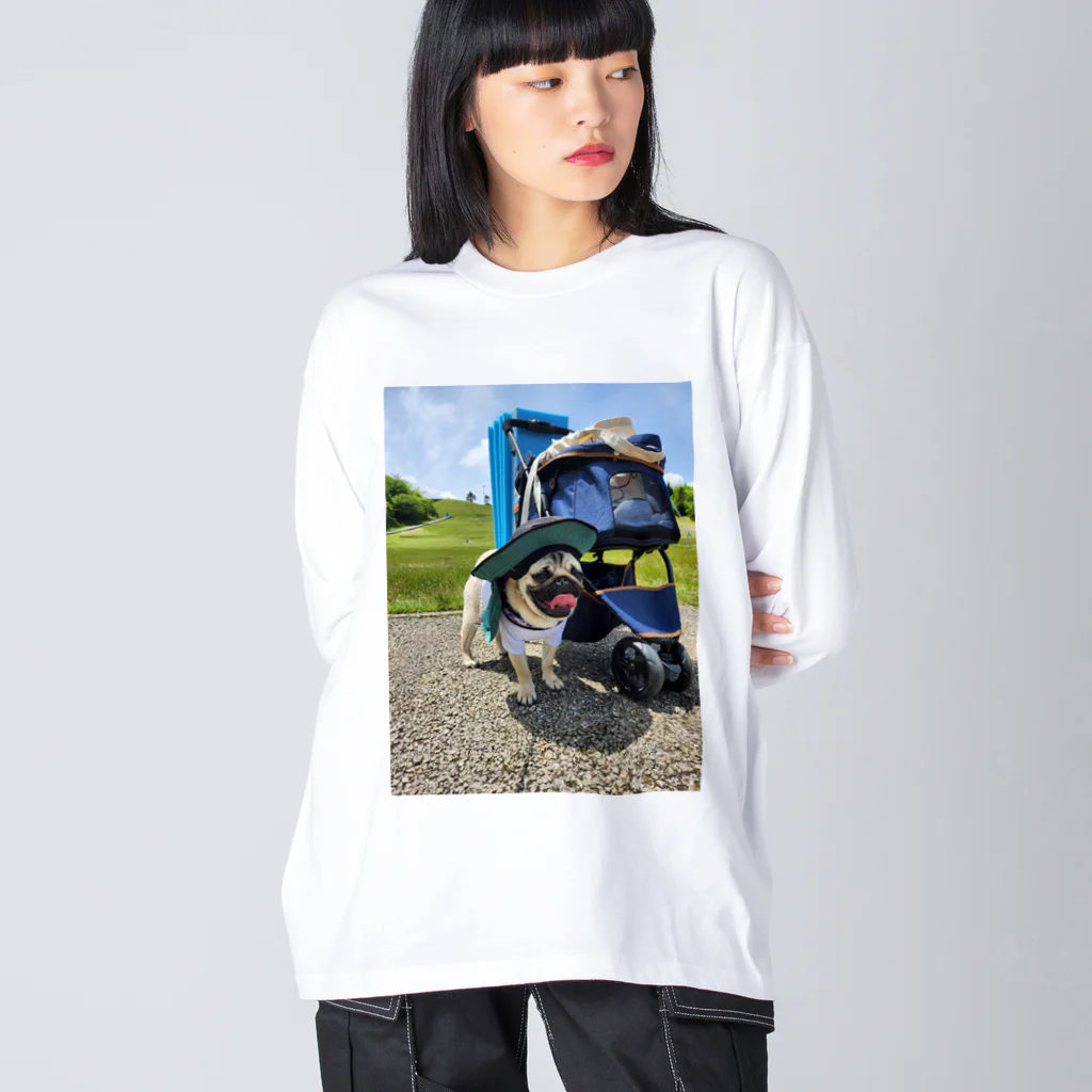 パグ男くんの休日のパグ男くんの休日 Big Long Sleeve T-Shirt