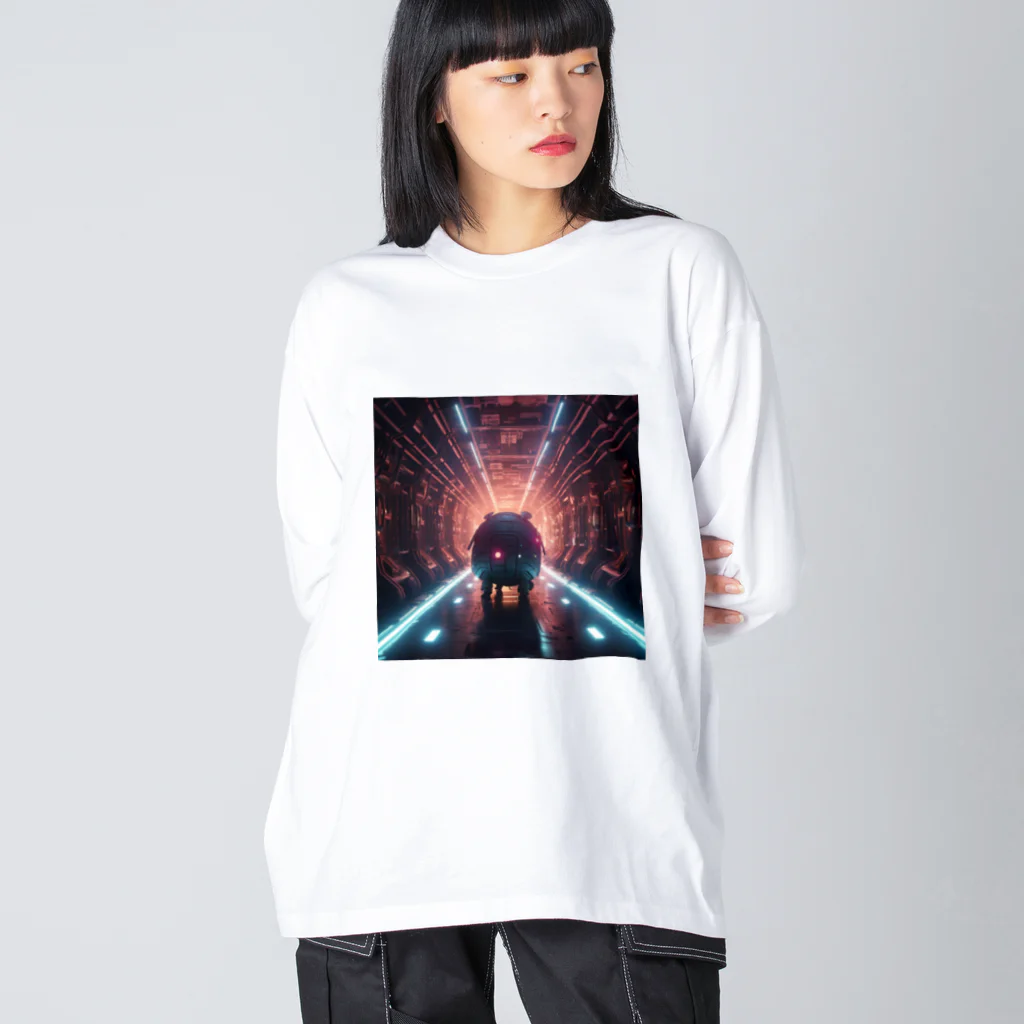 anc90のI'm a robot.20230906 Big Long Sleeve T-Shirt