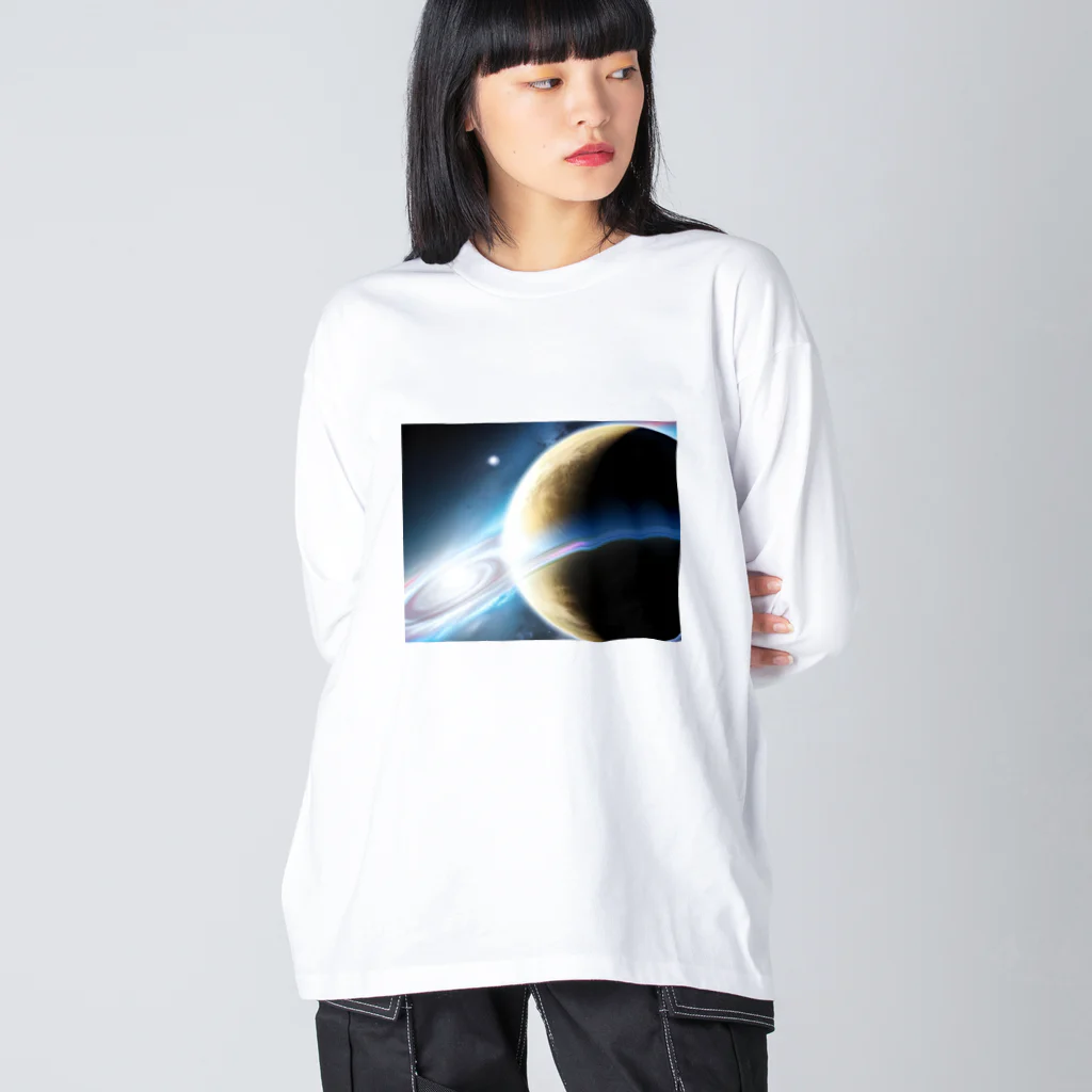 dolphineの宇宙へGo!新人類誕生！ ビッグシルエットロングスリーブTシャツ