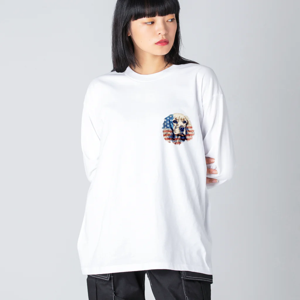 dogsdream8246のアメリカンコッカーアメリカ Big Long Sleeve T-Shirt