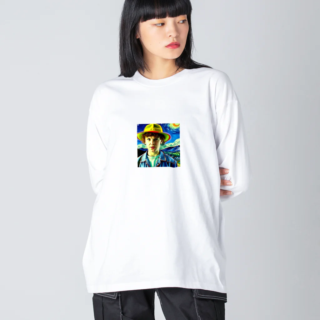 ラクダッピーのストレンジャーシングスイレブン星月夜に行ってみた Big Long Sleeve T-Shirt