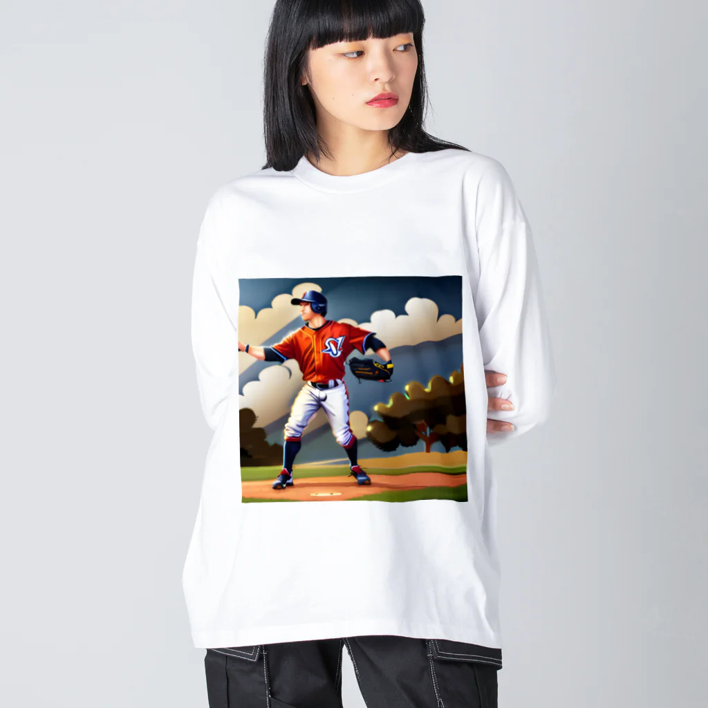 GG-SHOCKのベースボーラー Big Long Sleeve T-Shirt