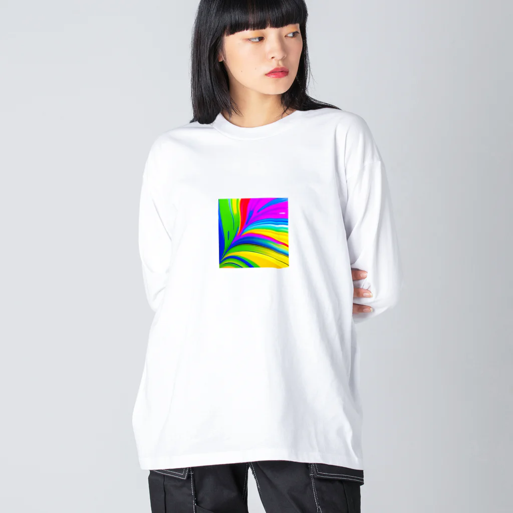 Jiokoのグラデーションマジック・アートキット Big Long Sleeve T-Shirt