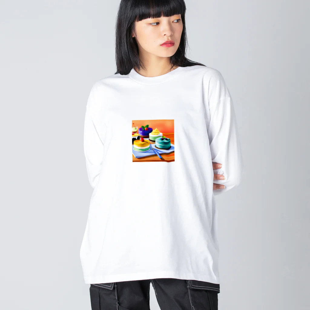 Egao  Creationsの至福のスウィーツ Big Long Sleeve T-Shirt