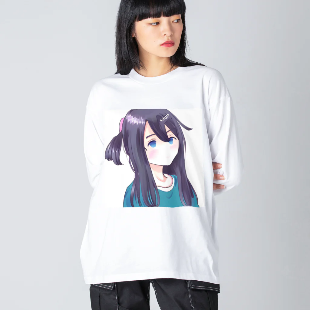 amber2228のアニメ女の子グッズ Big Long Sleeve T-Shirt