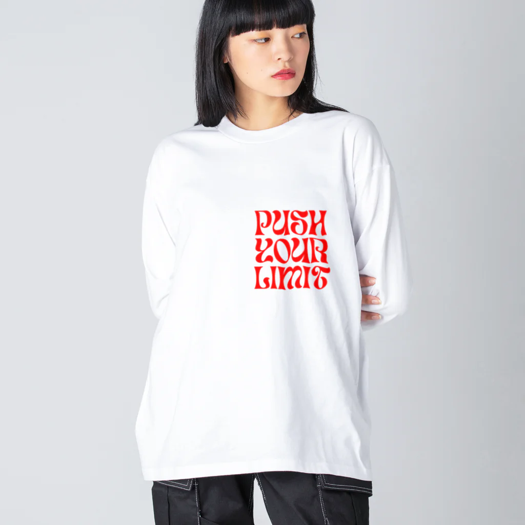 show.のPUSH YOUR LIMIT ビッグシルエットロングスリーブTシャツ