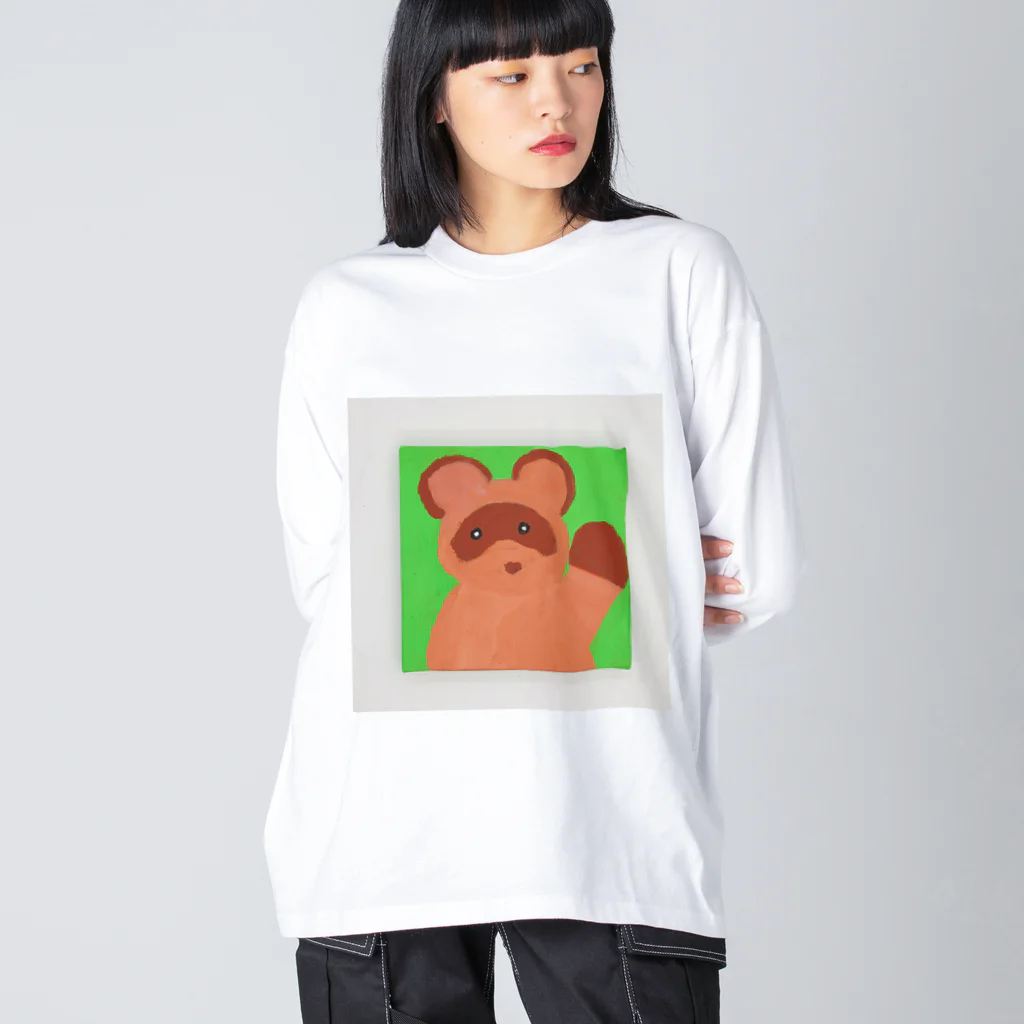 危険なたぬきのタヌキ・ザ・キミドリー Big Long Sleeve T-Shirt