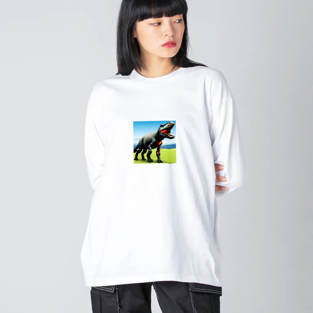 サウルス工房のティラノサウルス Big Long Sleeve T-Shirt