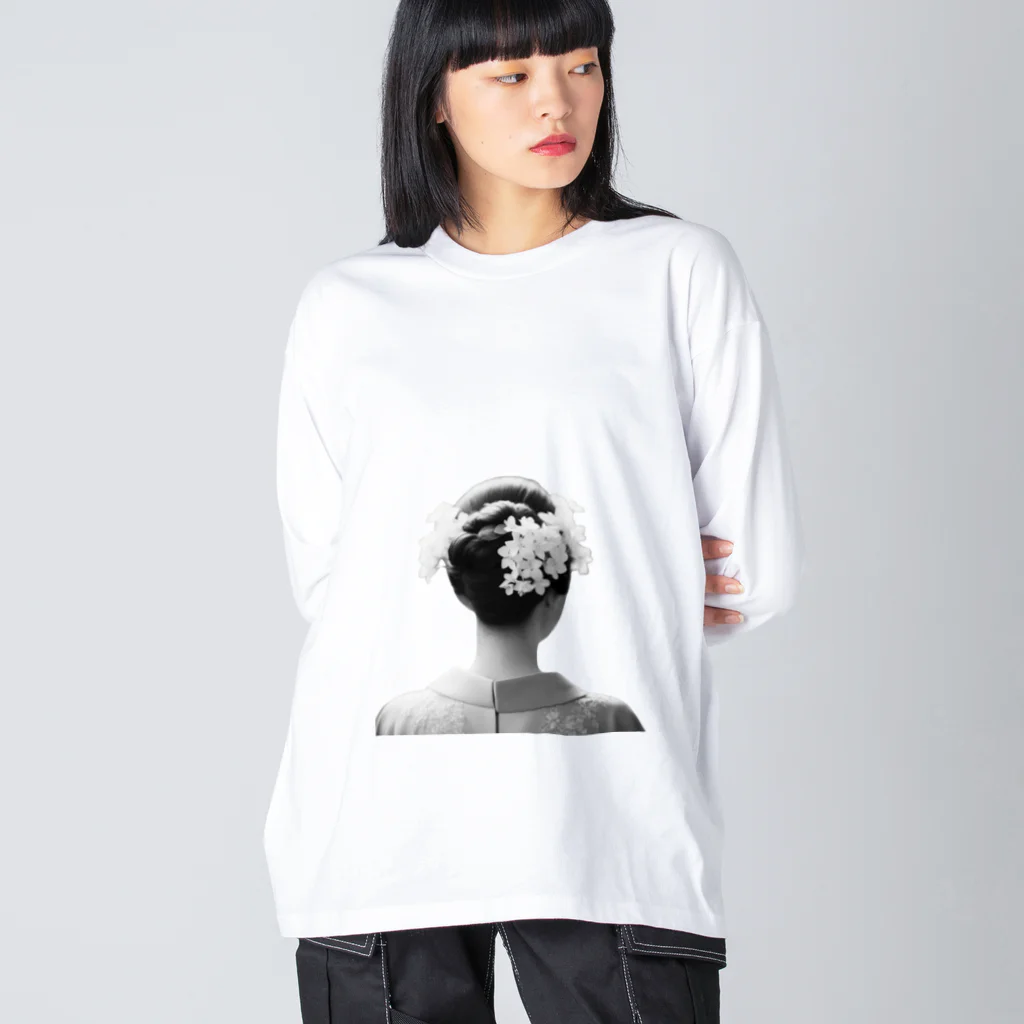 UFUYA　Worksの後ろ姿美人 Big Long Sleeve T-Shirt