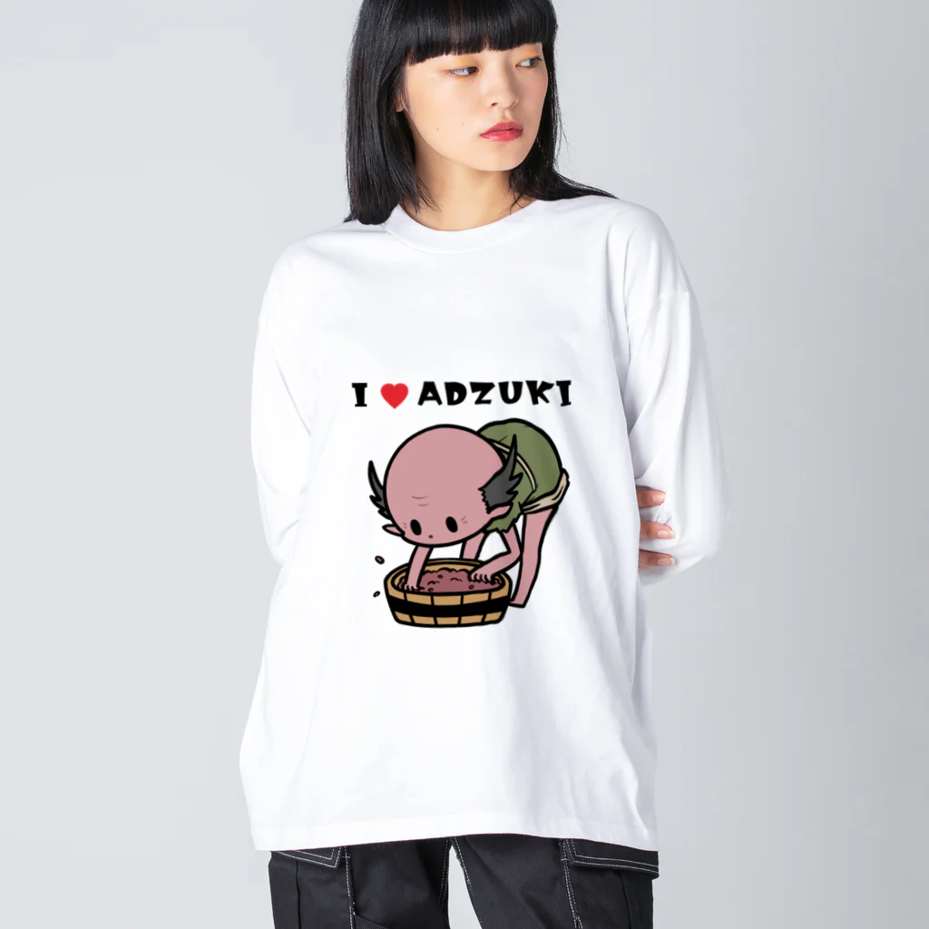 ナンナンショップの小豆洗い ビッグシルエットロングスリーブTシャツ