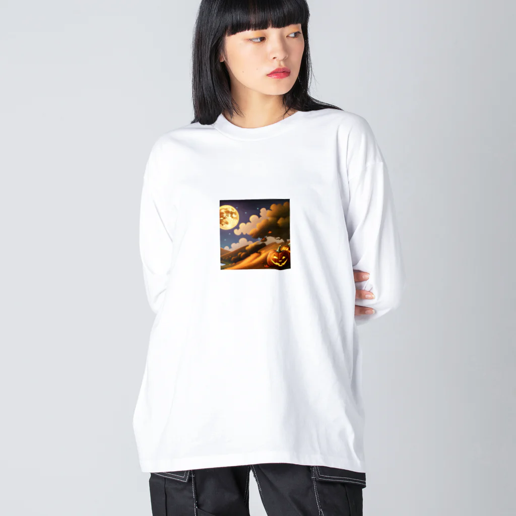 MESANのハロウィングッズ Big Long Sleeve T-Shirt