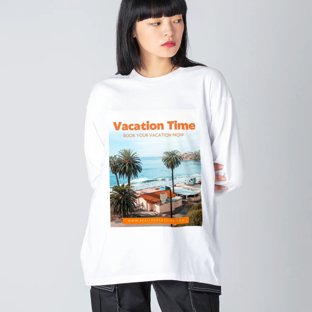 HY-officeのHawaii Big Long Sleeve T-Shirt