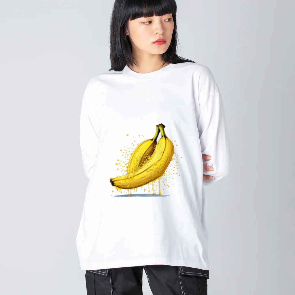 plusBeのバナナブリーズ Tシャツ Big Long Sleeve T-Shirt