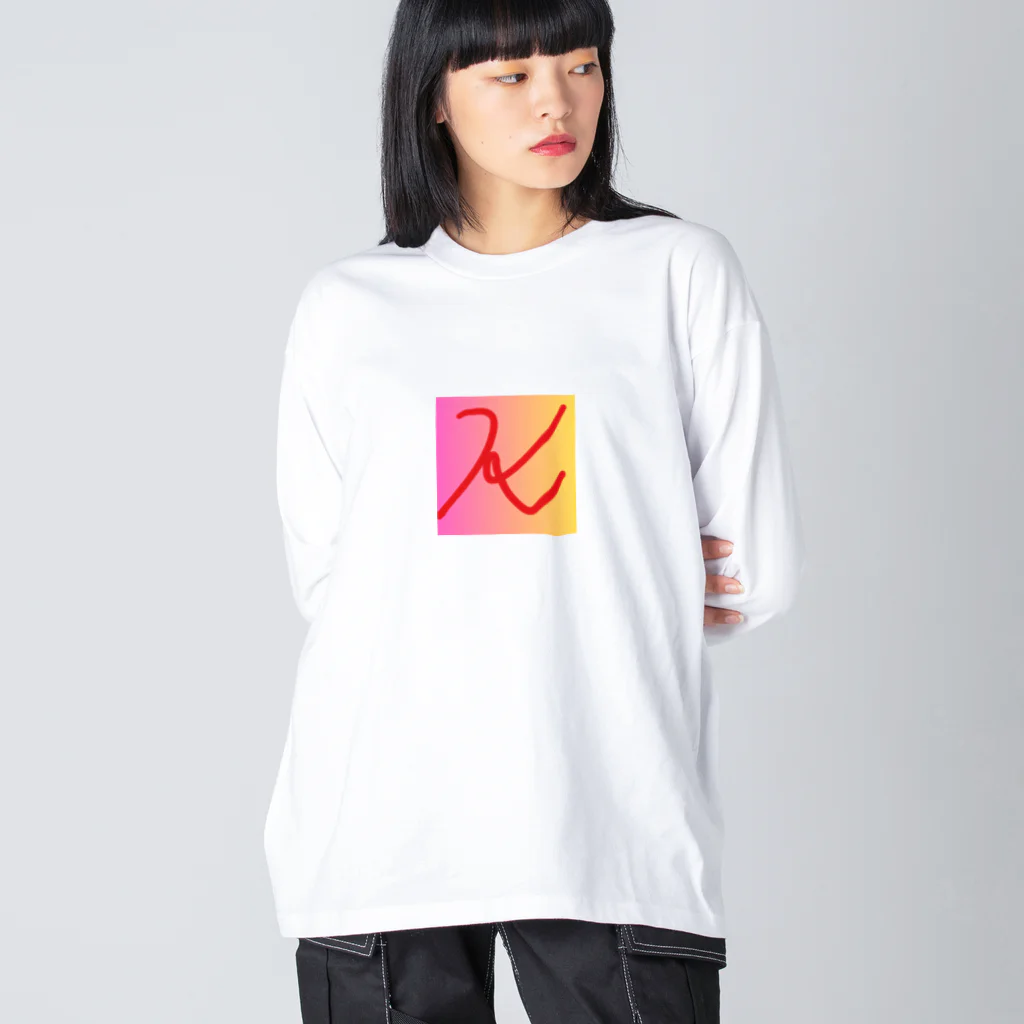 Maruchannのイニシャルk ビッグシルエットロングスリーブTシャツ