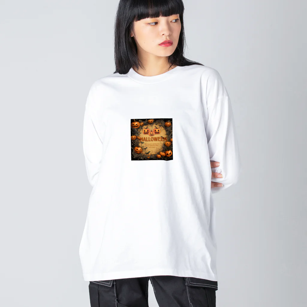 FINE ARTのハロウィングッズ色々 ビッグシルエットロングスリーブTシャツ