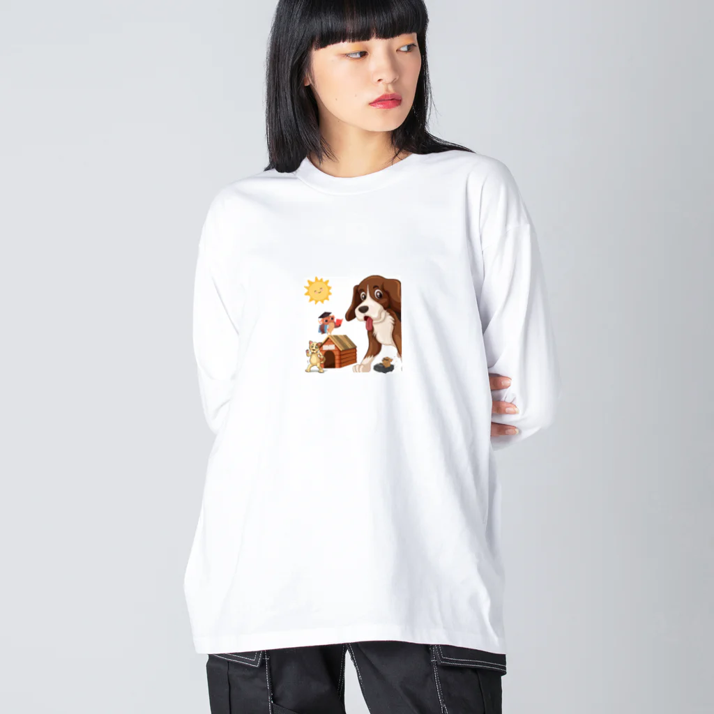 キイロチャンのアニマル学校 Big Long Sleeve T-Shirt