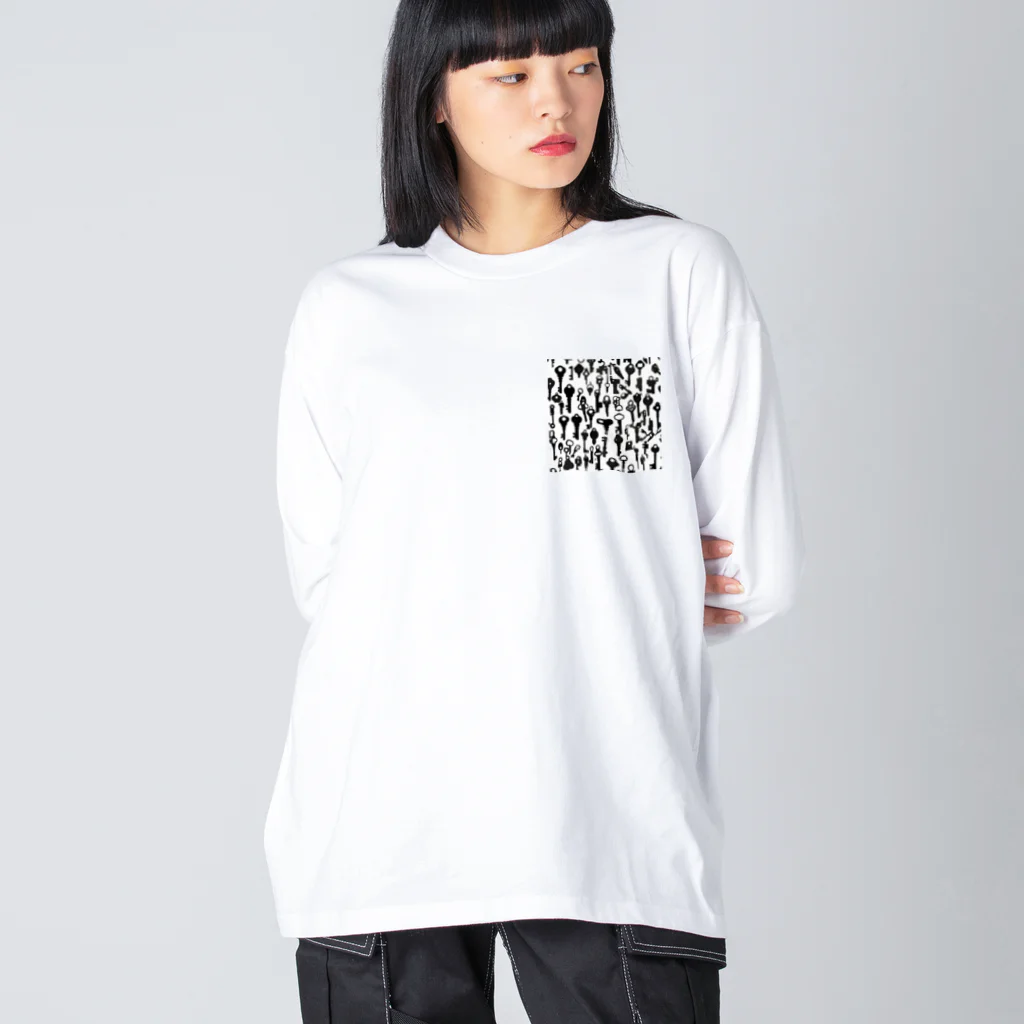 HAYATAのKeyPassion Big Long Sleeve T-Shirt