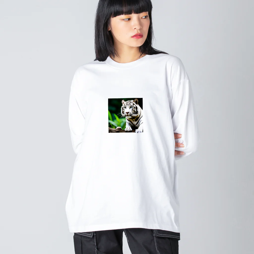 ショップルのホワイトタイガー グッズ プレミアムコレクション Big Long Sleeve T-Shirt