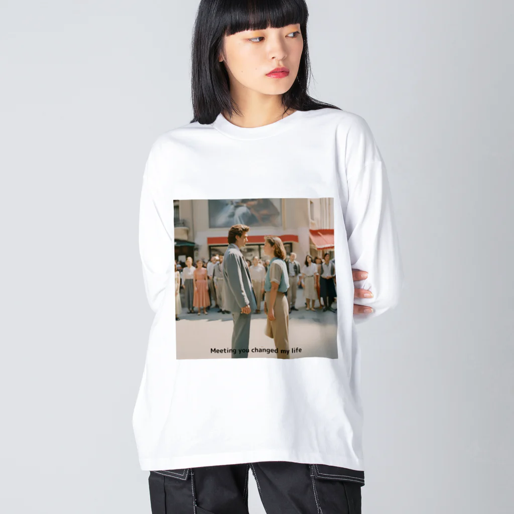 GbのI want you ビッグシルエットロングスリーブTシャツ